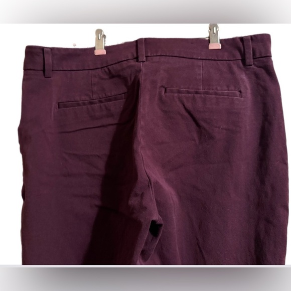 Hawthorn Burgundy Purple Chino Pants. Sz 10. - Picture 3 of 6